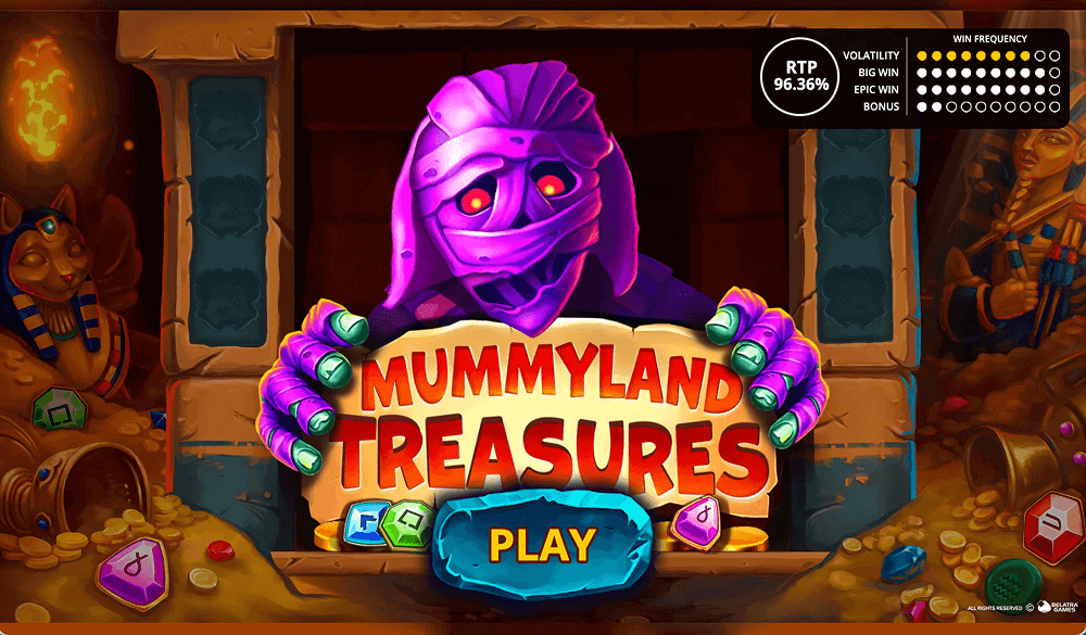 Основная информация о слоте Mummyland Treasures